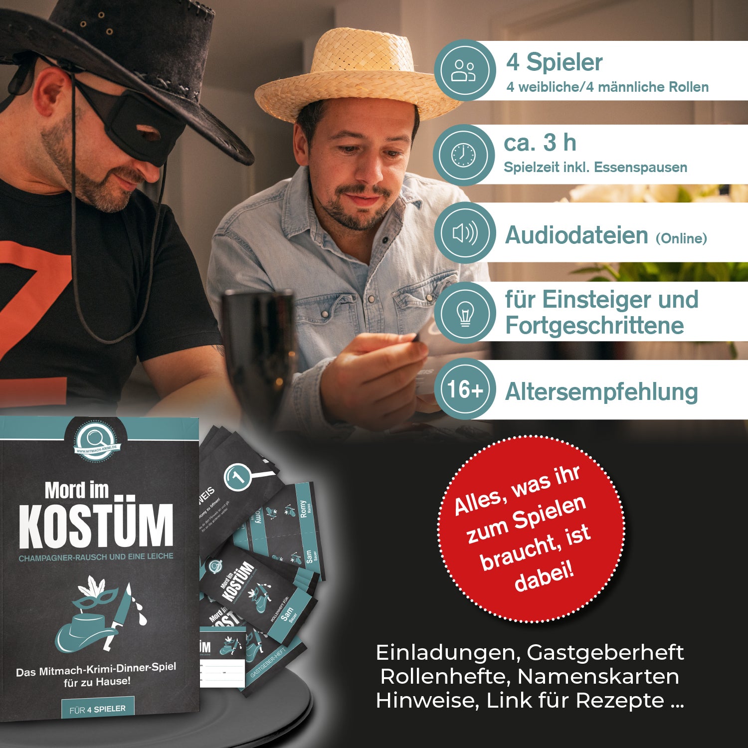 Mord im Kostüm – Champagner-Rausch und eine Leiche