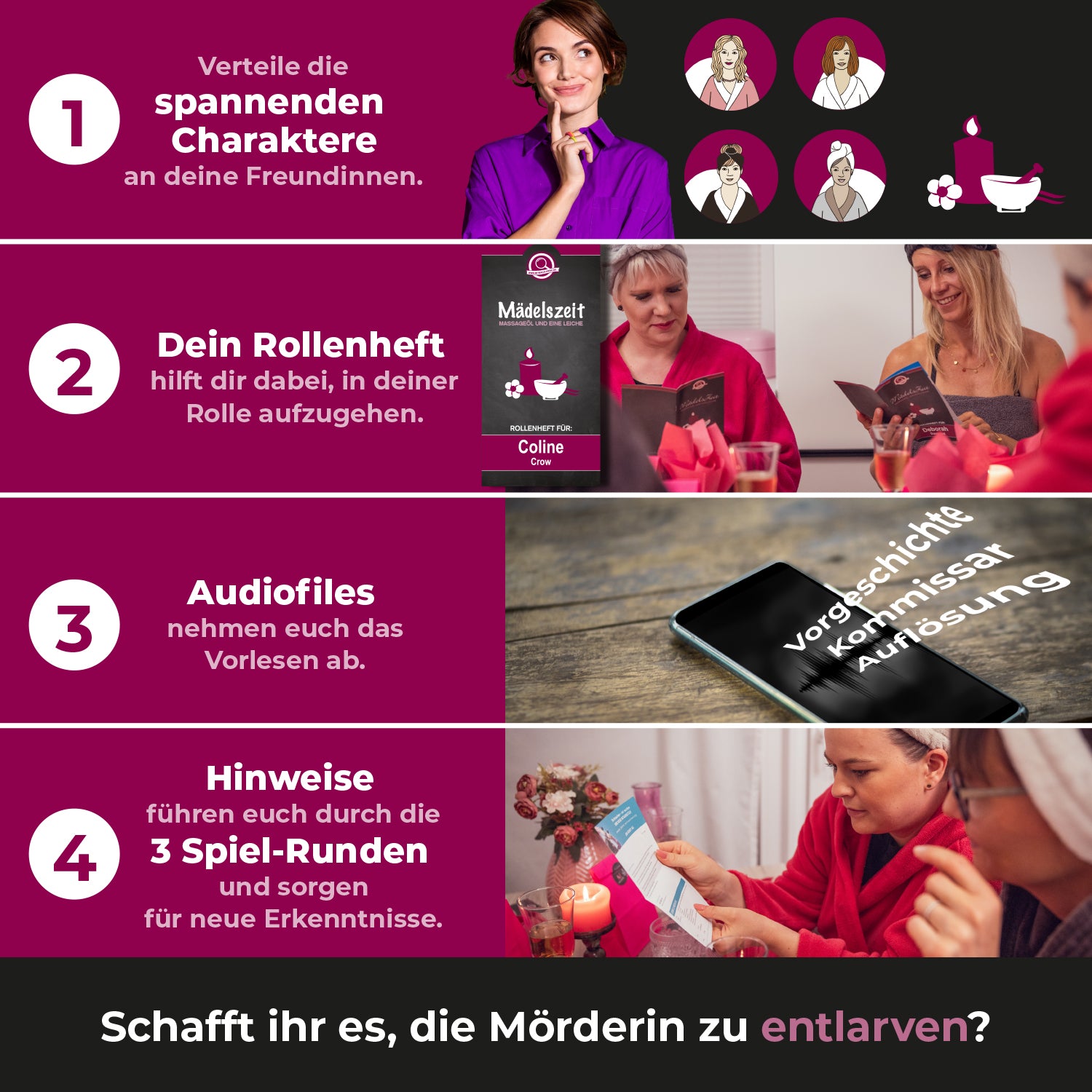 Mädelszeit – Massageöl und eine Leiche