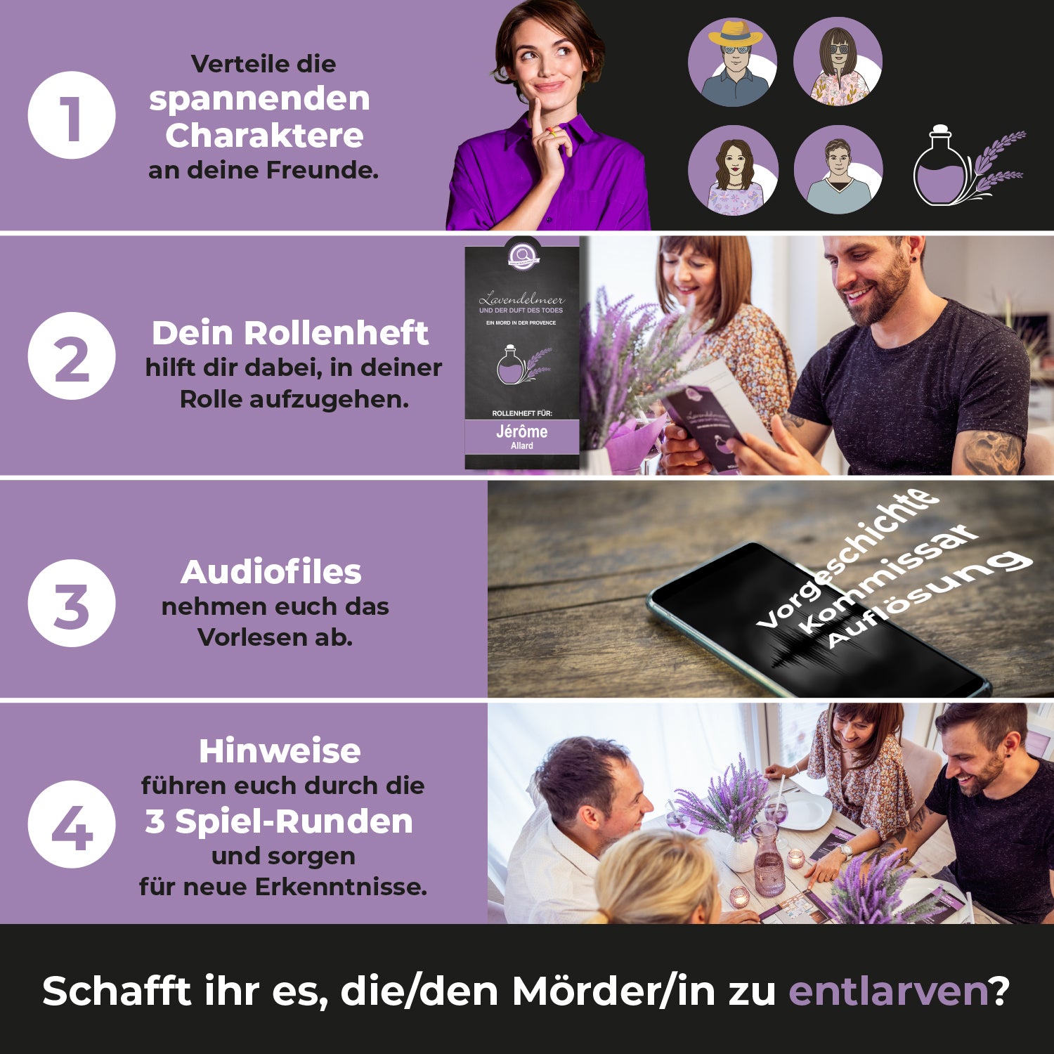 Lavendelmeer und der Duft des Todes