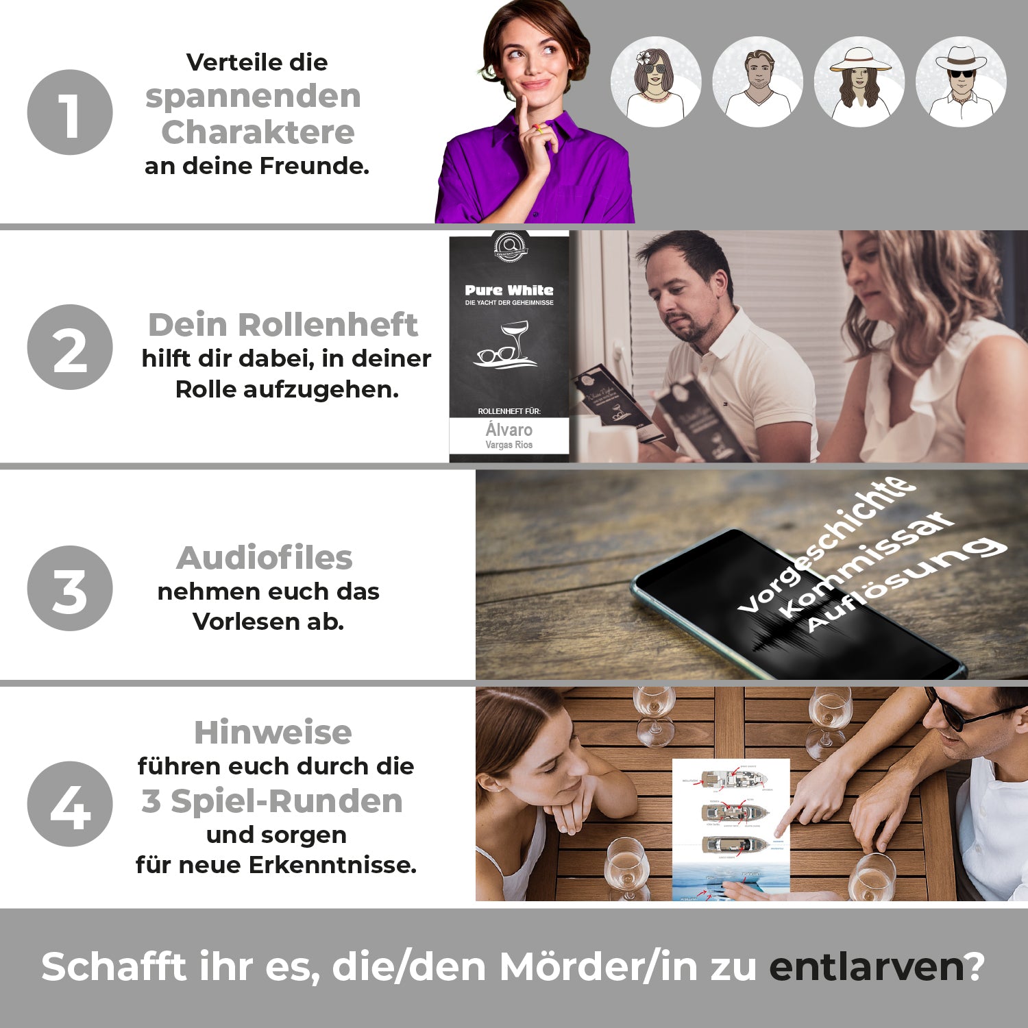 Pure White: die Yacht der Geheimnisse