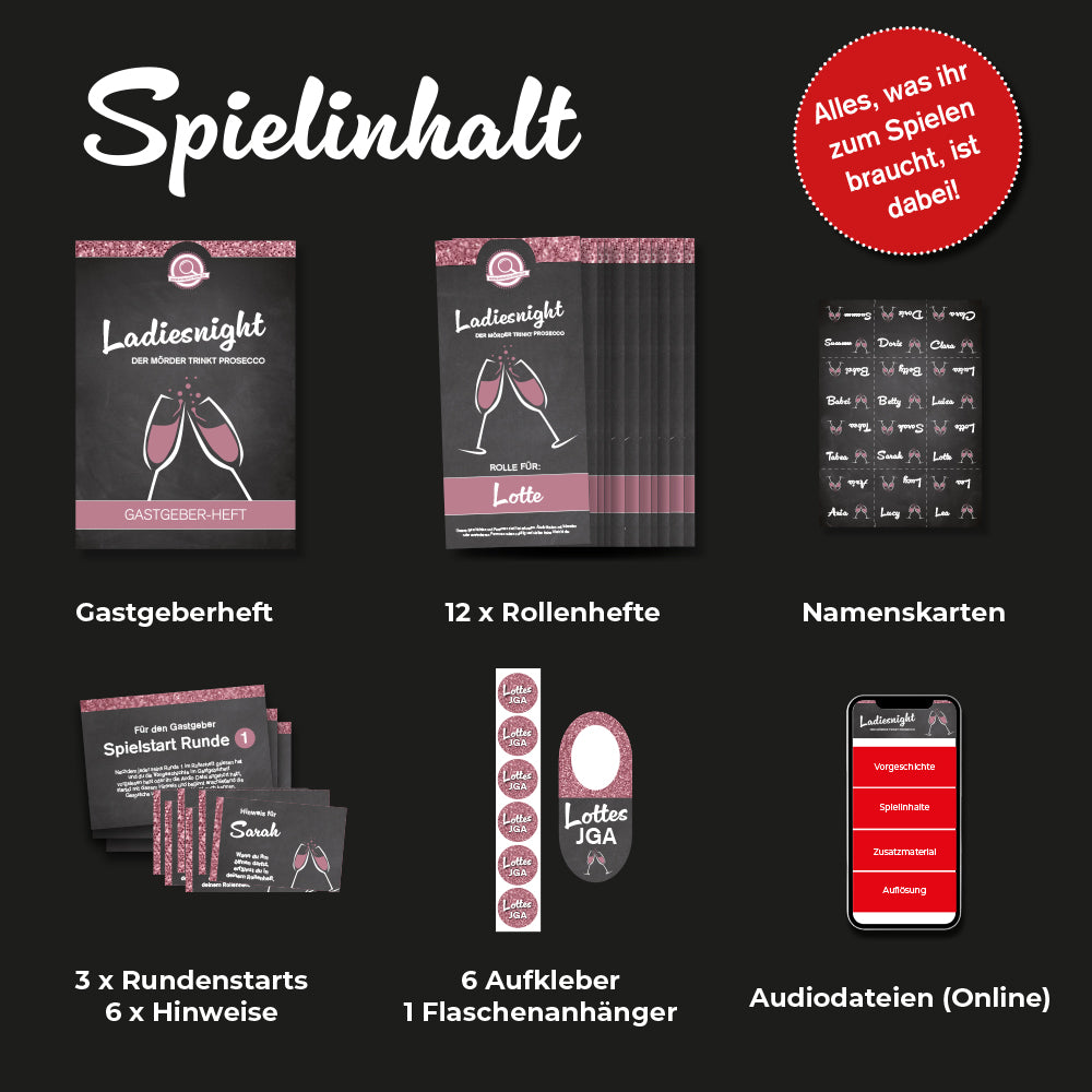 Ladiesnight – der Mörder trinkt Prosecco